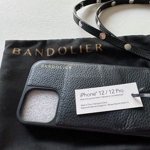 Bandolier Iphone 12/12 pro Crossbody Leather Case